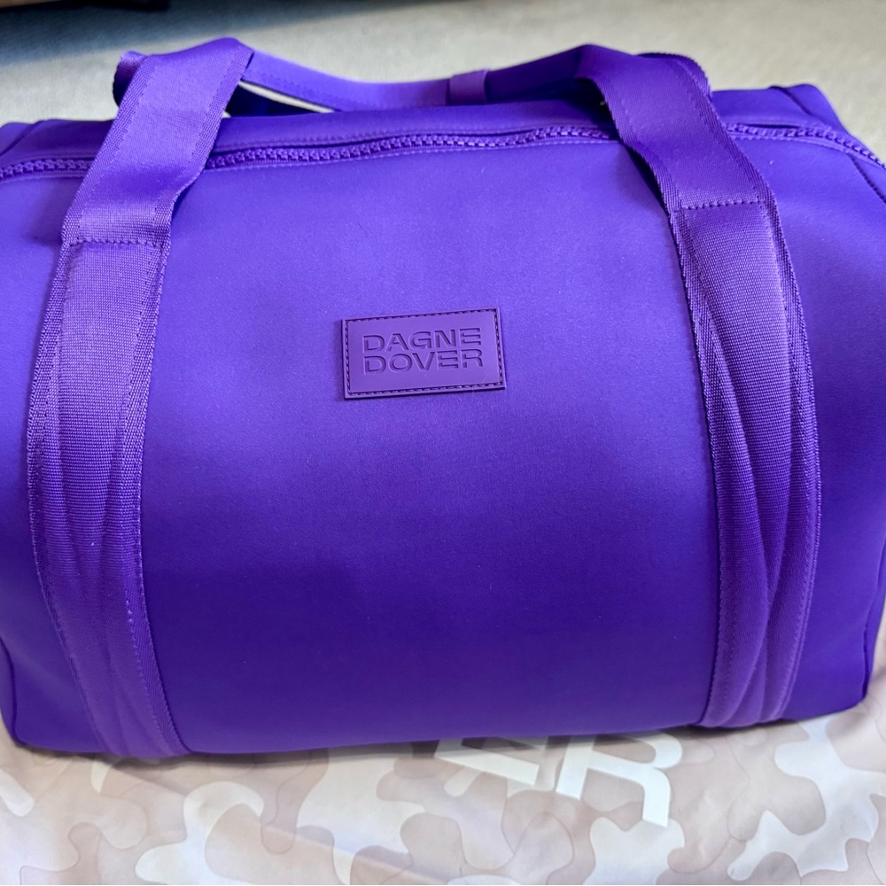 Dagne Dover Purple Travel Bag Sleek Modern Design
